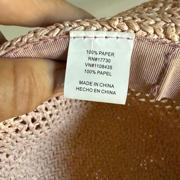 FREE Dillards paper hat very wide brim with a $500 purchase. Runway item main image 6